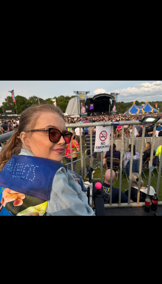 Chloe enjoying herself